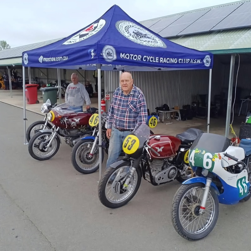 Our Racers Allan and Bob
